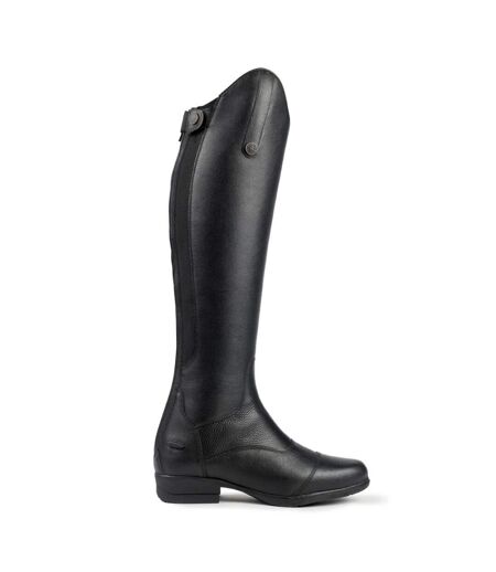 Womens/ladies Carla Leather Long Riding Boots Black Moretta