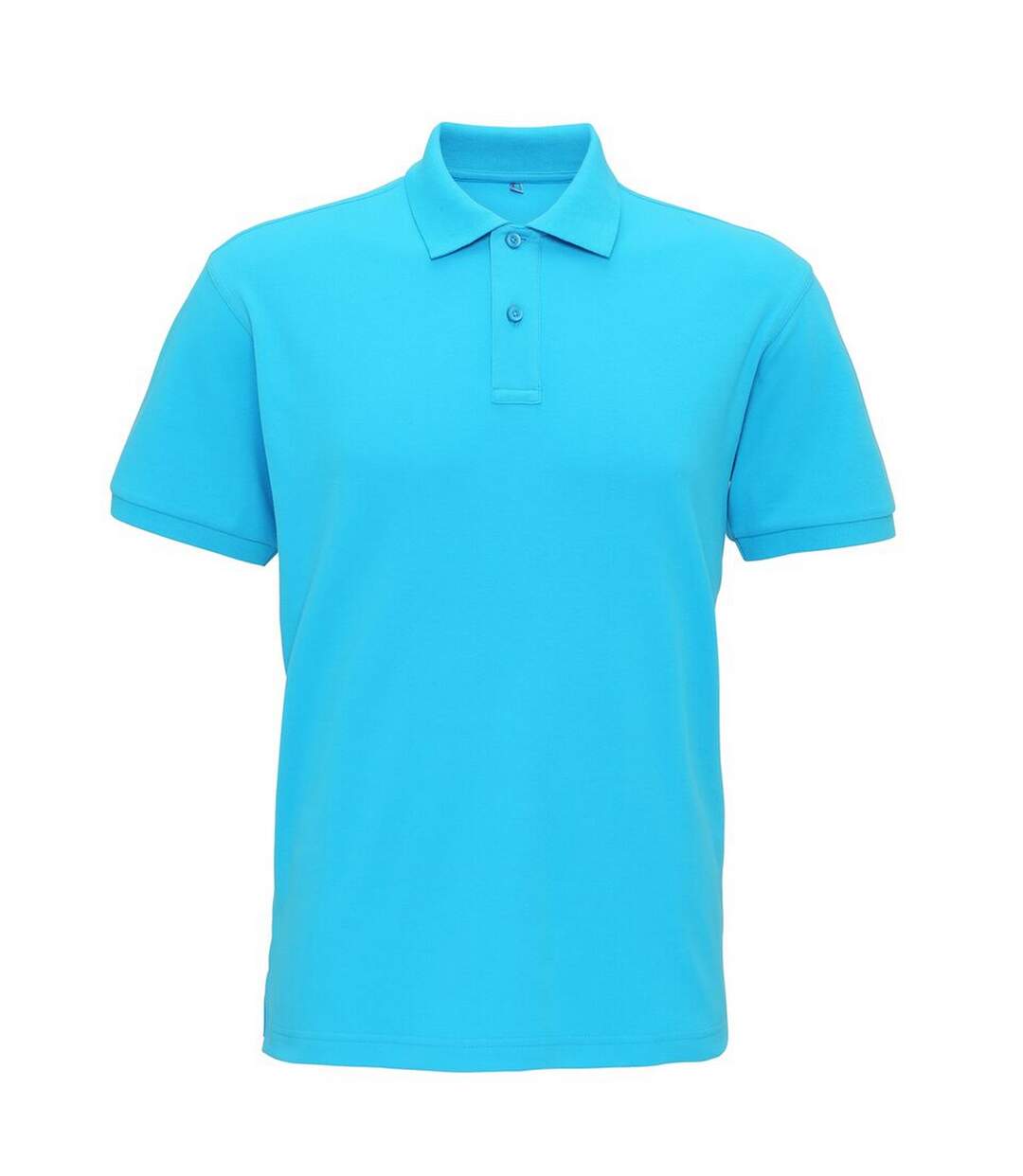 Asquith & Fox Mens Super Smooth Knit Polo Shirt (Turquoise)