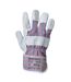 Unisex adult a210 canadian leather rigger gloves xl grey Portwest-2