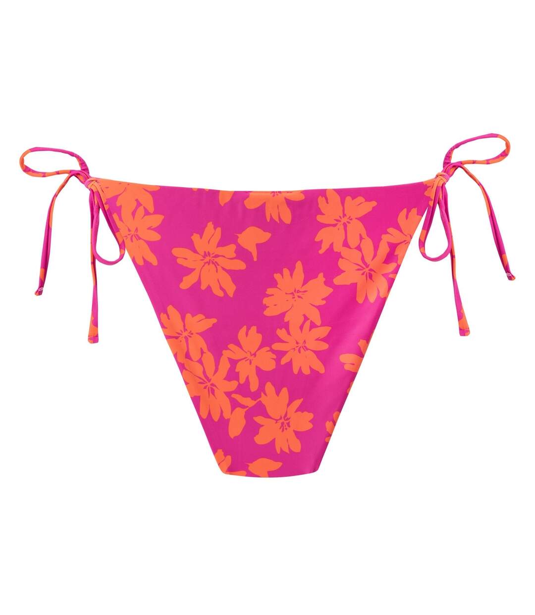 Bas De Maillot De Bain Style Fleurs Feni Femme Orange Rose Martes-2