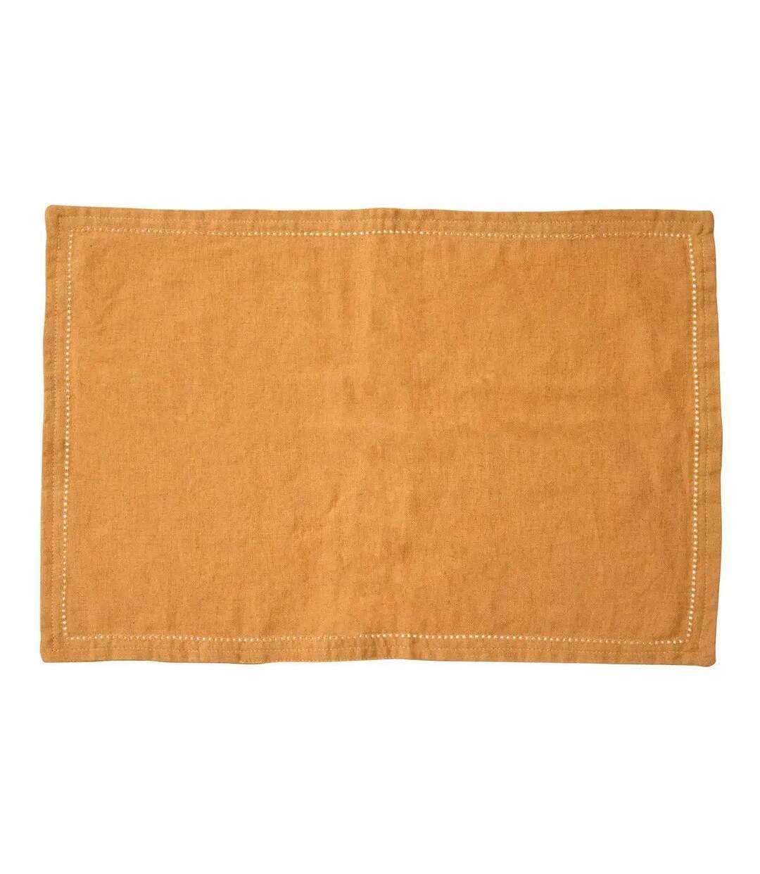 Set de Table en Lin Elina 30x45cm Jaune-1