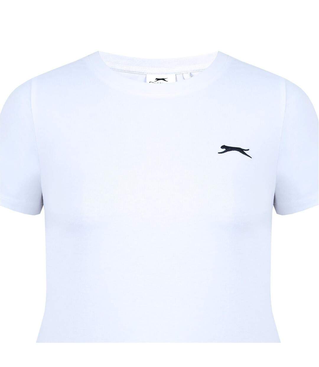 T-shirt Motif/style Uni Femme Blanc Slazenger-4