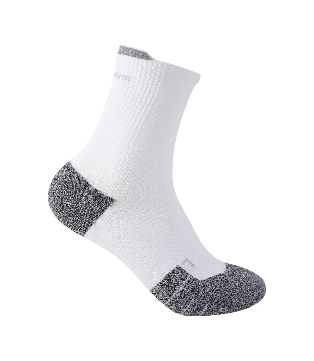 Womens/ladies Running Crew Socks White Grey Karrimor-2