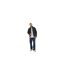 Mens Quilted Padded Jacket Black Brave Soul-1