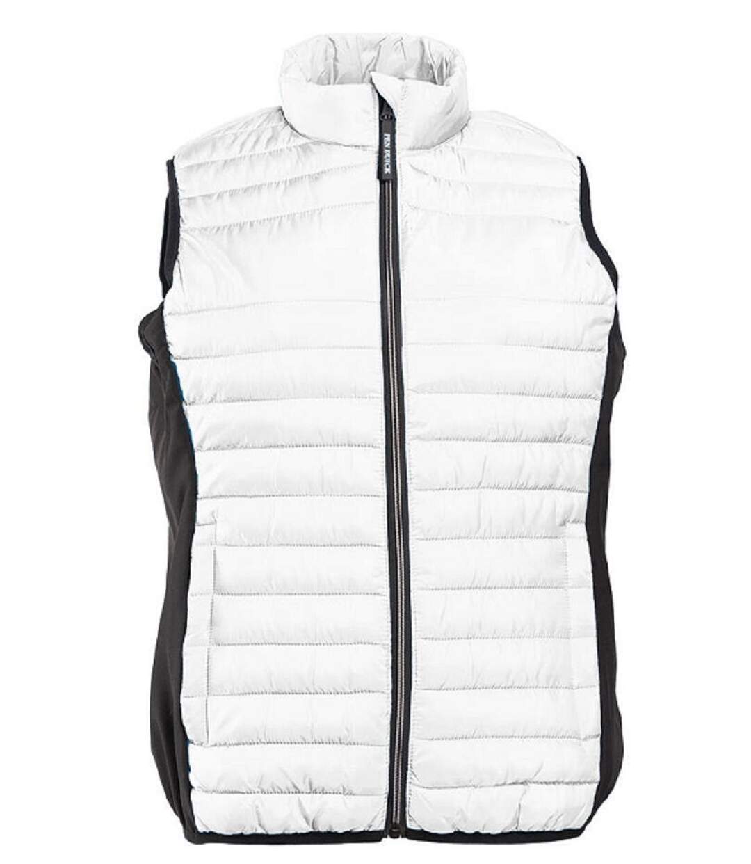 Bodywarmer bi-matière - Femme - Pen Duick - PK317 - blanc et noir