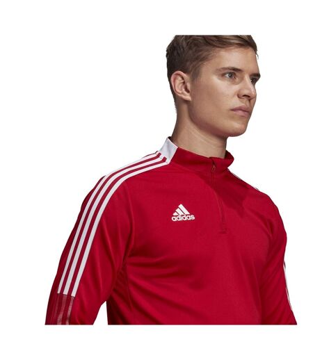 Sweat Entraînement Tiro Homme Rouge Adidas