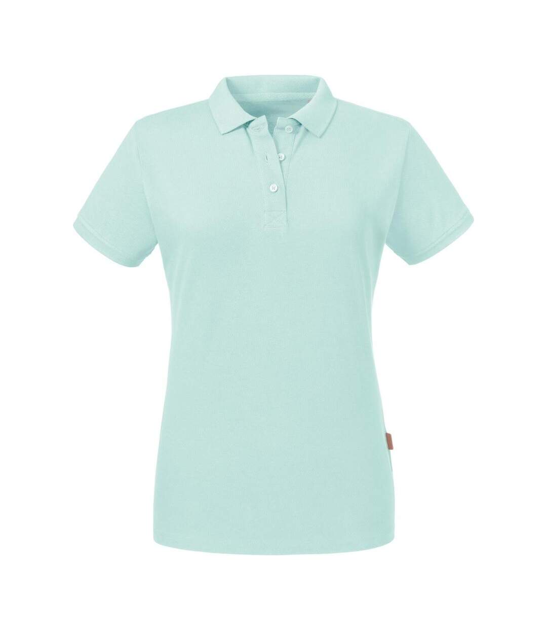 Polo Biologique Pur Pour Femmes/femmes Bleu Clair Russell-2