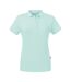 Polo Biologique Pur Pour Femmes/femmes Bleu Clair Russell-2