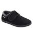 Dunlop - Chaussons homme noirs réglables à fermeture auto-agrippante-4