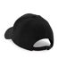 Casquette Baseball Adulte Unisexe Noir Beechfield-2