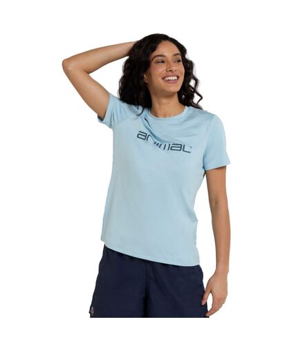 Animal - T-shirt LATERO - Femme (Bleu pâle) - UTMW2802