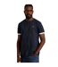 Mens danville pique t-shirt navy Weird Fish-3