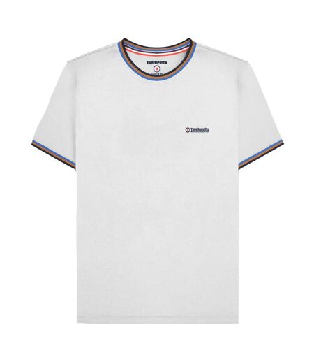 T-shirt ss25 homme blanc / bleu marine / marron jaune / bleu roi Lambretta
