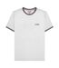 T-shirt ss25 homme blanc / bleu marine / marron jaune / bleu roi Lambretta-1