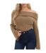 Pull Femme Marron Clair I Saw It First-1