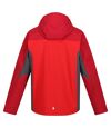 Regatta Mens Birchdale Waterproof Hooded Jacket (Chinese Red/Dark Red)