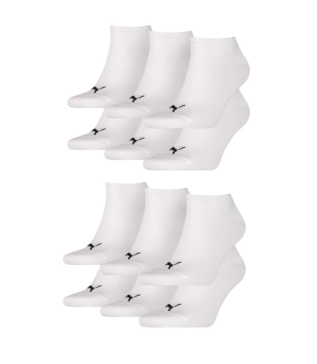 Chaussettes homme SPORT Socquettes SNEAKER Tige Courte Pack de 6 Paires Blanc 300 SNEAKER