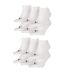 Chaussettes homme SPORT Socquettes SNEAKER Tige Courte Pack de 6 Paires Blanc 300 SNEAKER