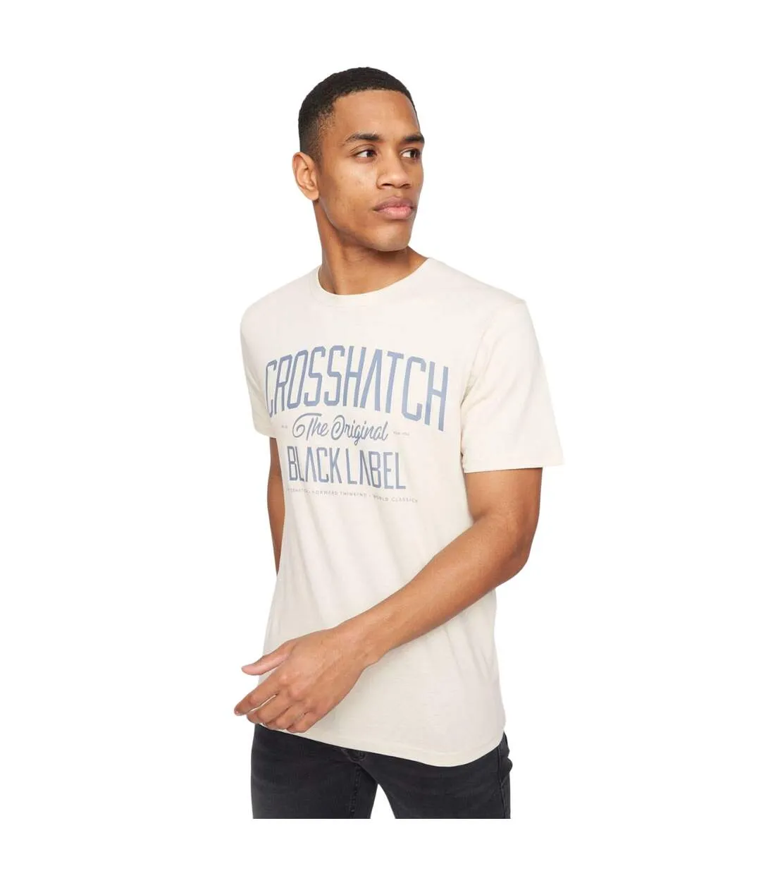 Pack Of 5  Mens Fremal T-shirt  Multicoloured Crosshatch-4
