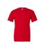 T-shirt unisexe rouge Bella + Canvas