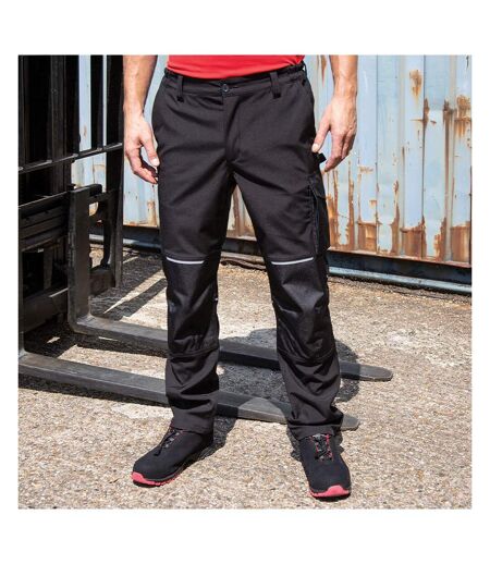 Result Mens Work-guard Slim Softshell Work Trouser (Black) - UTRW7469