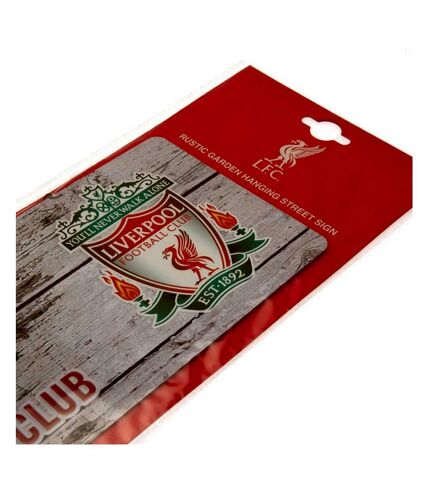 Liverpool FC - Plaque (Rouge / blanc / noir) (Taille unique) - UTTA8047