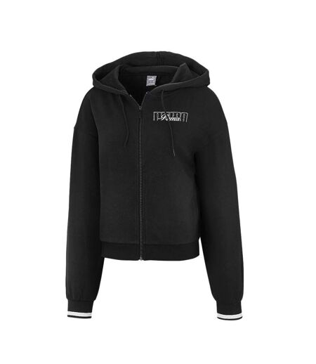 Sweat noir femme puma 680920 - l