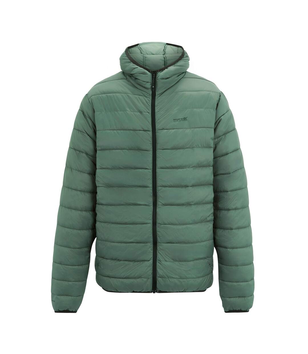 Mens Marizion Baffled Hooded Padded Jacket Dark Forest Green Regatta-1