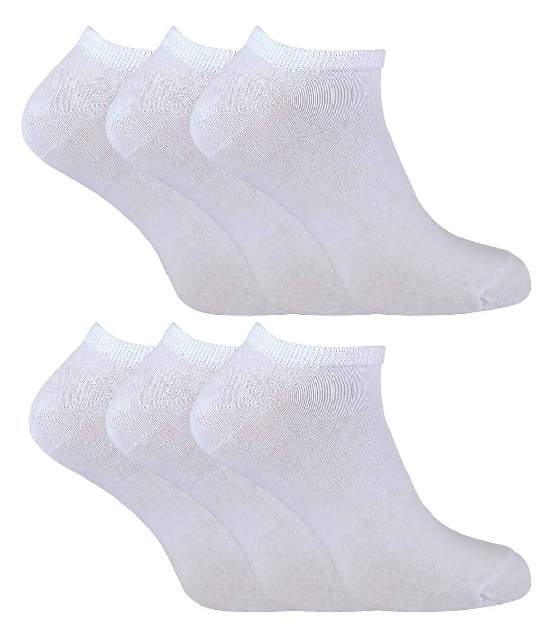 6 Paires Chaussettes de Sport Homme Basses Coton