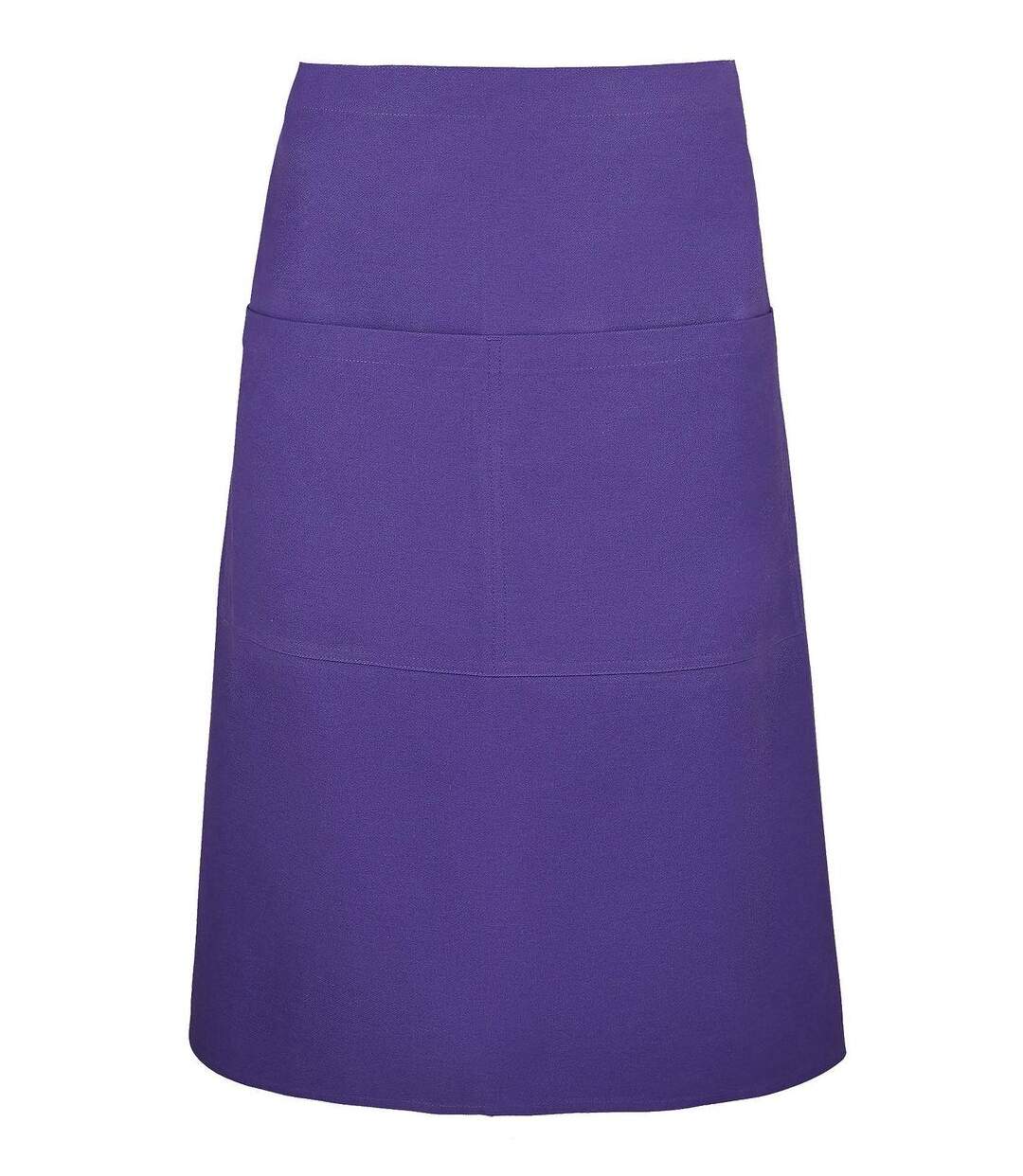 Tablier mi-long avec poches - 88020 - violet-1