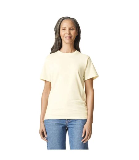 Unisex Adult Plain T-shirt Off White Gildan
