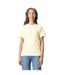 Unisex Adult Plain T-shirt Off White Gildan-1