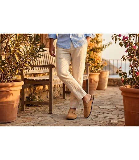 OZABI Sabots Homme Mule Fermée Confort Nubuck