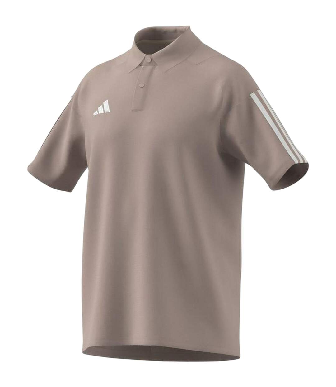 Polo Motif/style 3 Rayures Homme Marron Adidas-3
