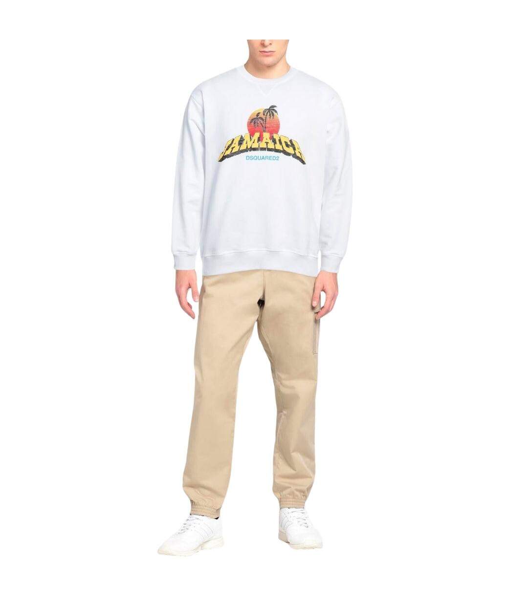 Unisex Adult Jamaica Sweatshirt White DSquared2-3