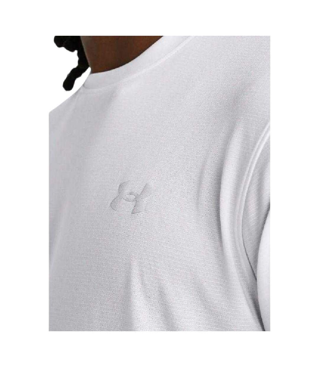 T-shirt Launch Homme Blanc Under Armour-4