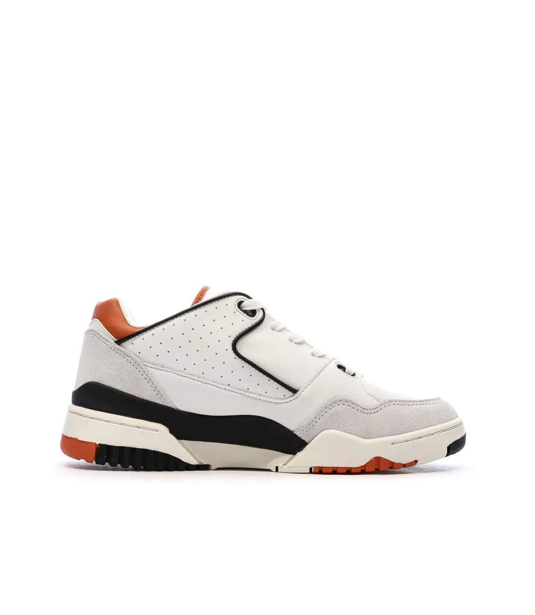 Baskets blanc/orange homme le coq sportif dynactif t1000-2