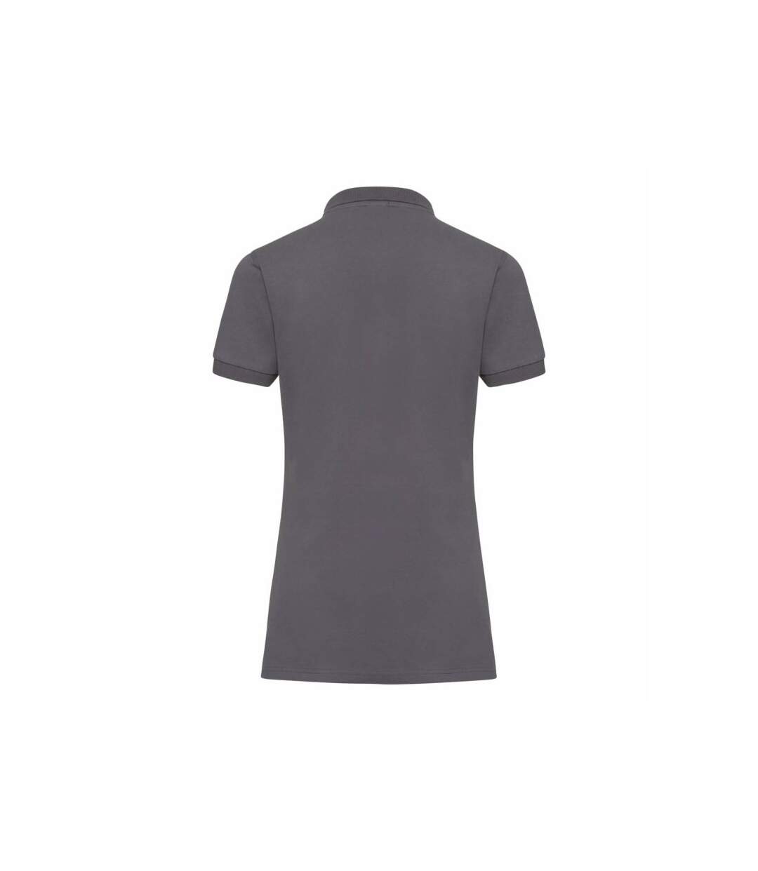 Polo manches courtes femme gris foncé Russell