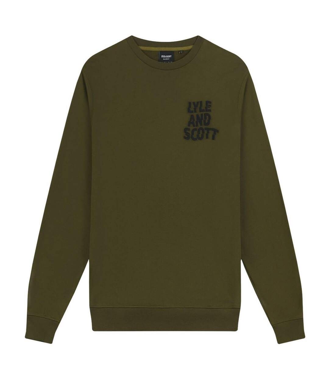 Sweat Motif/style Logo Ondulé Homme Olive Lyle & Scott-2