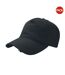 Atlantis Cargo Weathered Visor 5 Panel Cap (Pack of 2) (Black) - UTAB420-1