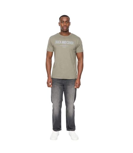 Mens pittifore t-shirt olive Duck and Cover