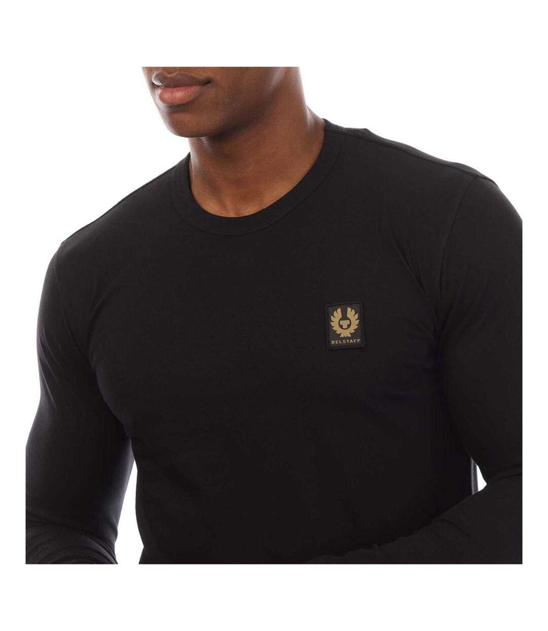 T-shirt Manches Longues Homme Noir Belstaff-3