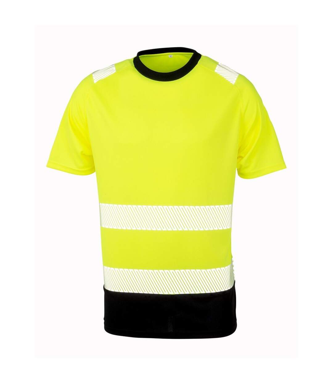 T-shirt haute visibilité sécurité ECORESPONSABLE - R502X - jaune fluo