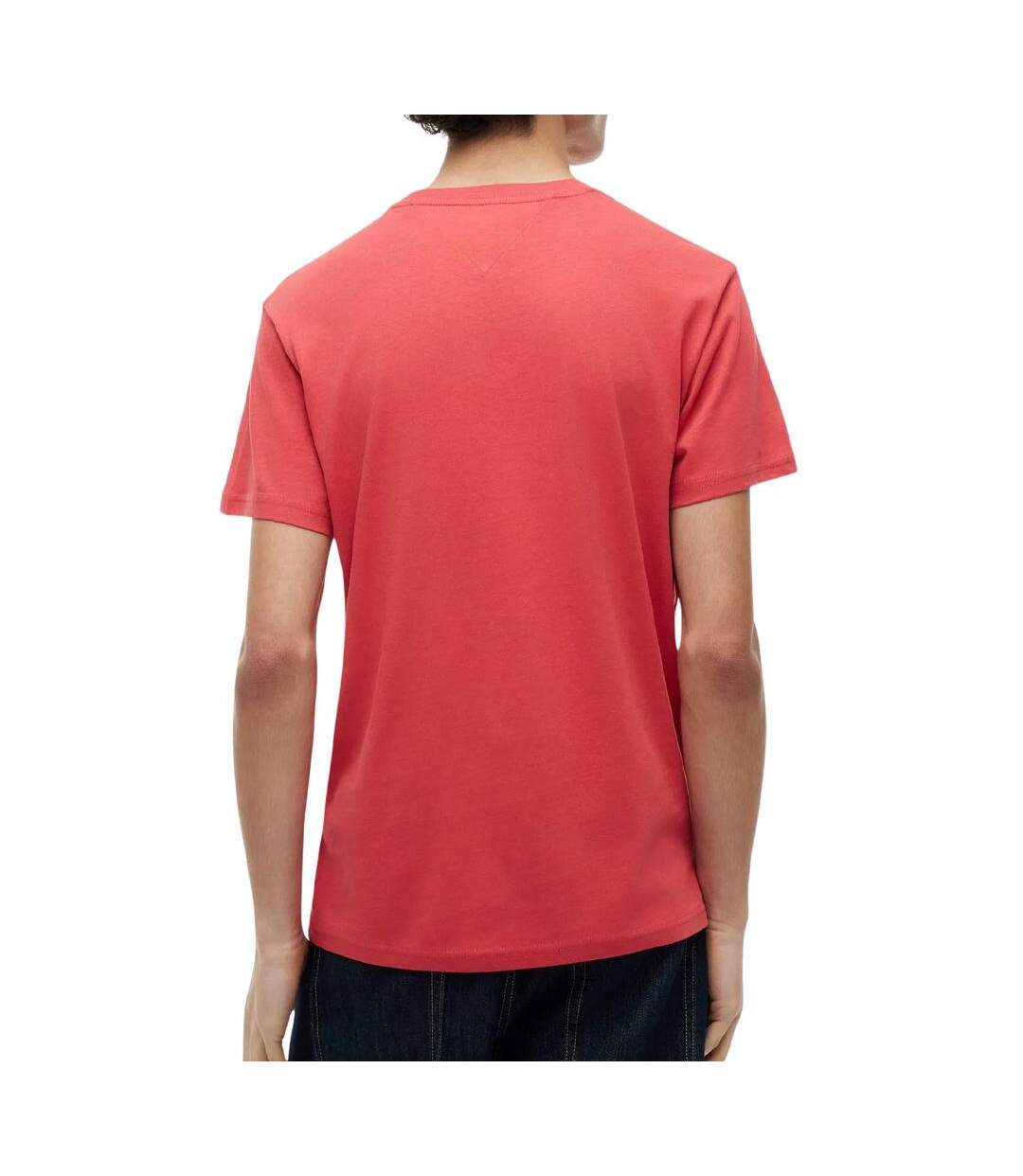 T-shirt rose homme tommy hilfiger tjm slim linear-2