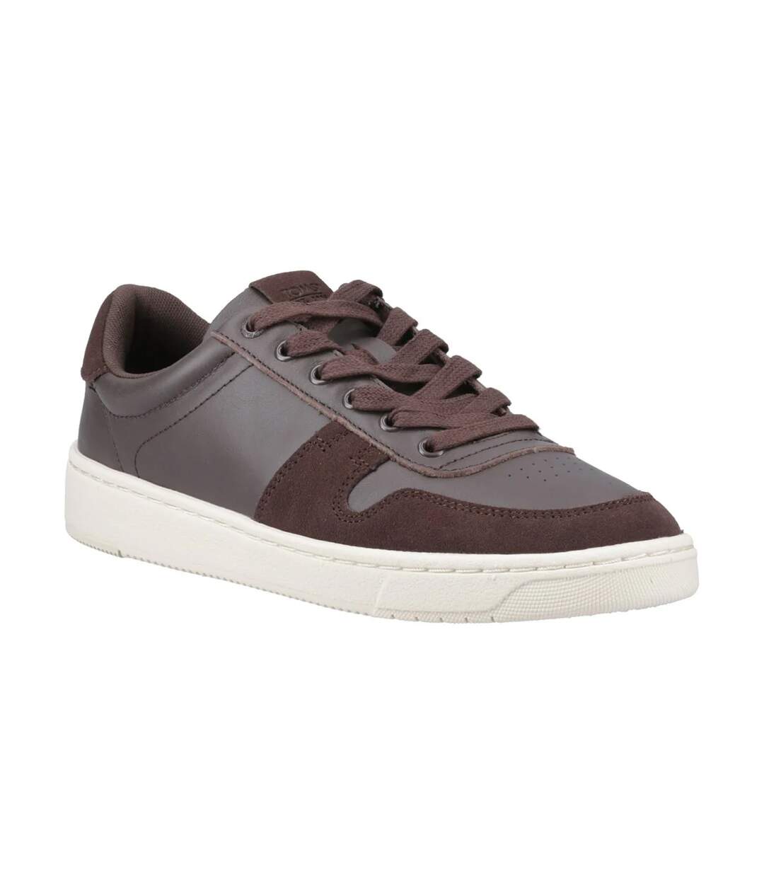 Mens Trvl Lite Court Suede Trainers Brown Toms-1