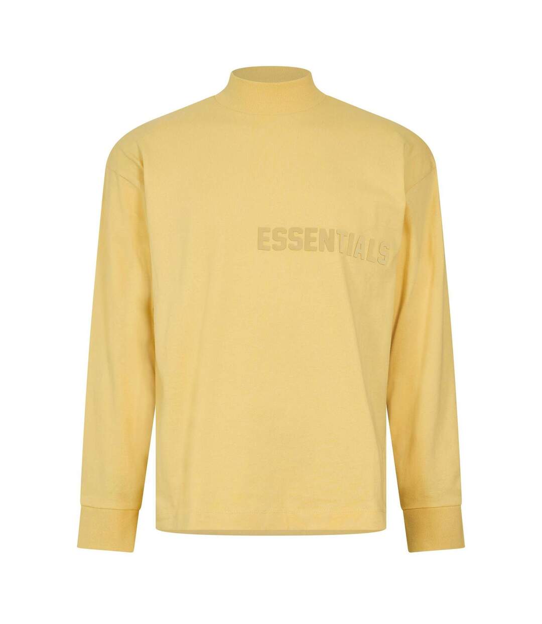 T-shirt Motif/style En Relief Homme Jaune Fear Of God Essentials-1