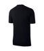 T-shirt Motif/style Swoosh Just Do It Homme Noir Blanc Nike-3