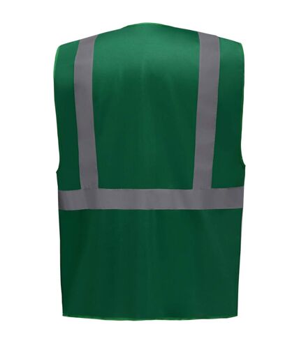 Gilet de travail RETRO multipoches vert