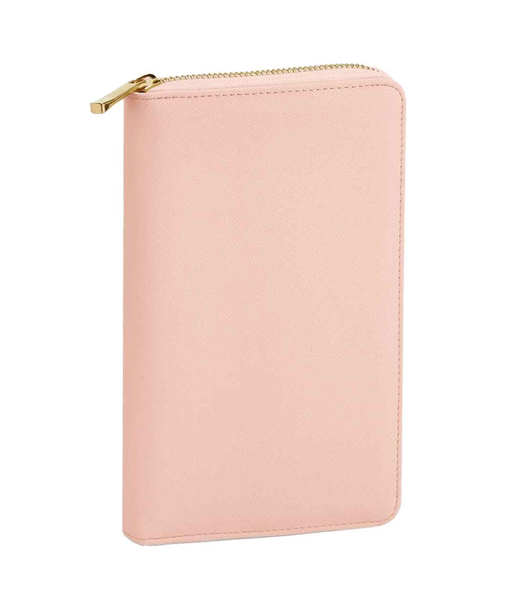 Boutique travel jewellery case one size soft pink Bagbase-1