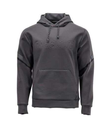 Mens Customised Fleece Hoodie Stone Grey Mascot
